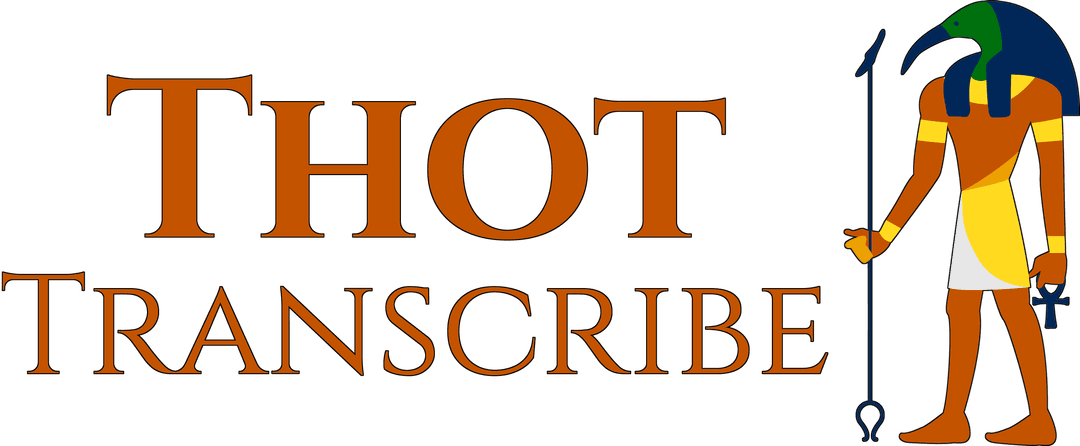 Thot Transcribe — Le dieu Thot, scribe divin
